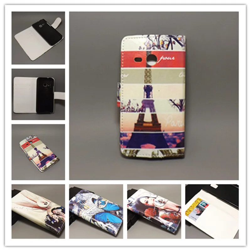 

NewColor pattern Flag Designer Wallet Flip For HTC One Mini 2 M8 Mini,with 2 Card Holder fs