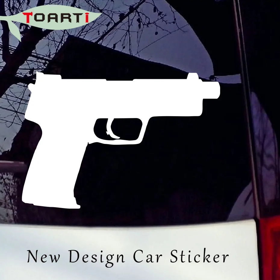 .40 Cal 9mm .45 Tactical Handgun Pistol Sticker Vinyl Decal Auto