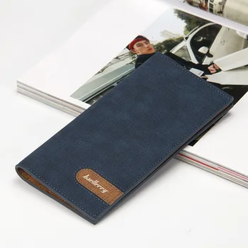 

by dhl or ems 100pcs Wallets For Men Student Card Cover Vertical Wallet Long Clutch Male Purse Canvas Small Male Wallet