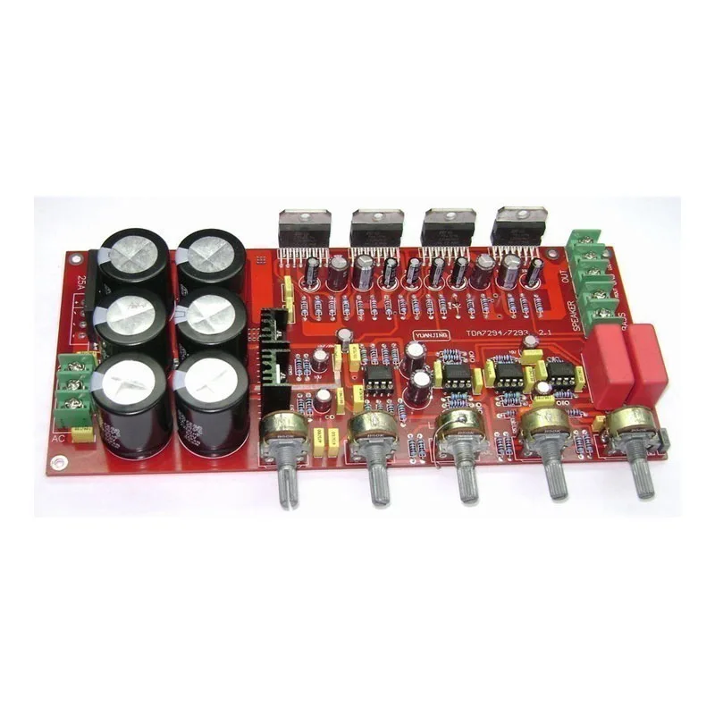 2 1 Плата усилителя мощности TDA7294 2X80W + 160W|subwoofer amplifier board|amplifier boardtda7294 2.1 |