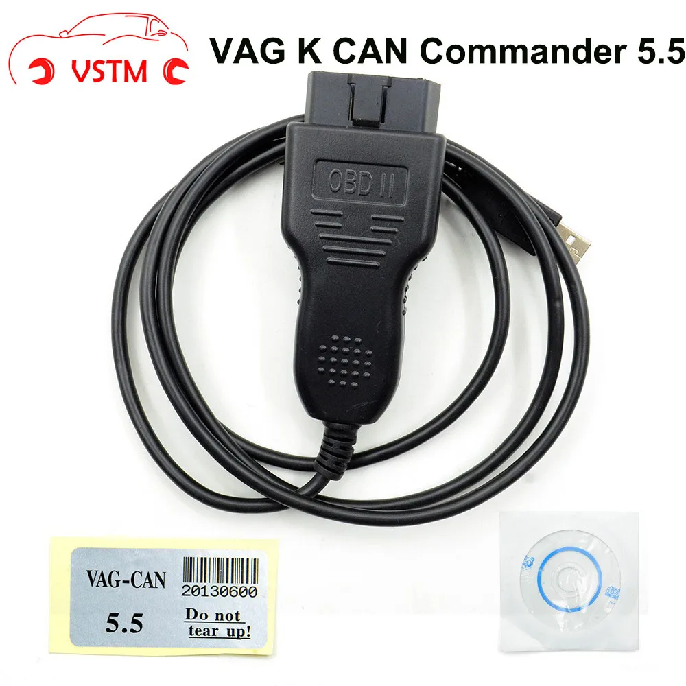 VSTM VAG k может Commander 5,5 VAG5.5 считыватель 3,9 Beta километров программы OBD2 Авто сканер для V-W/Se по особым поручениям/СК-Ода