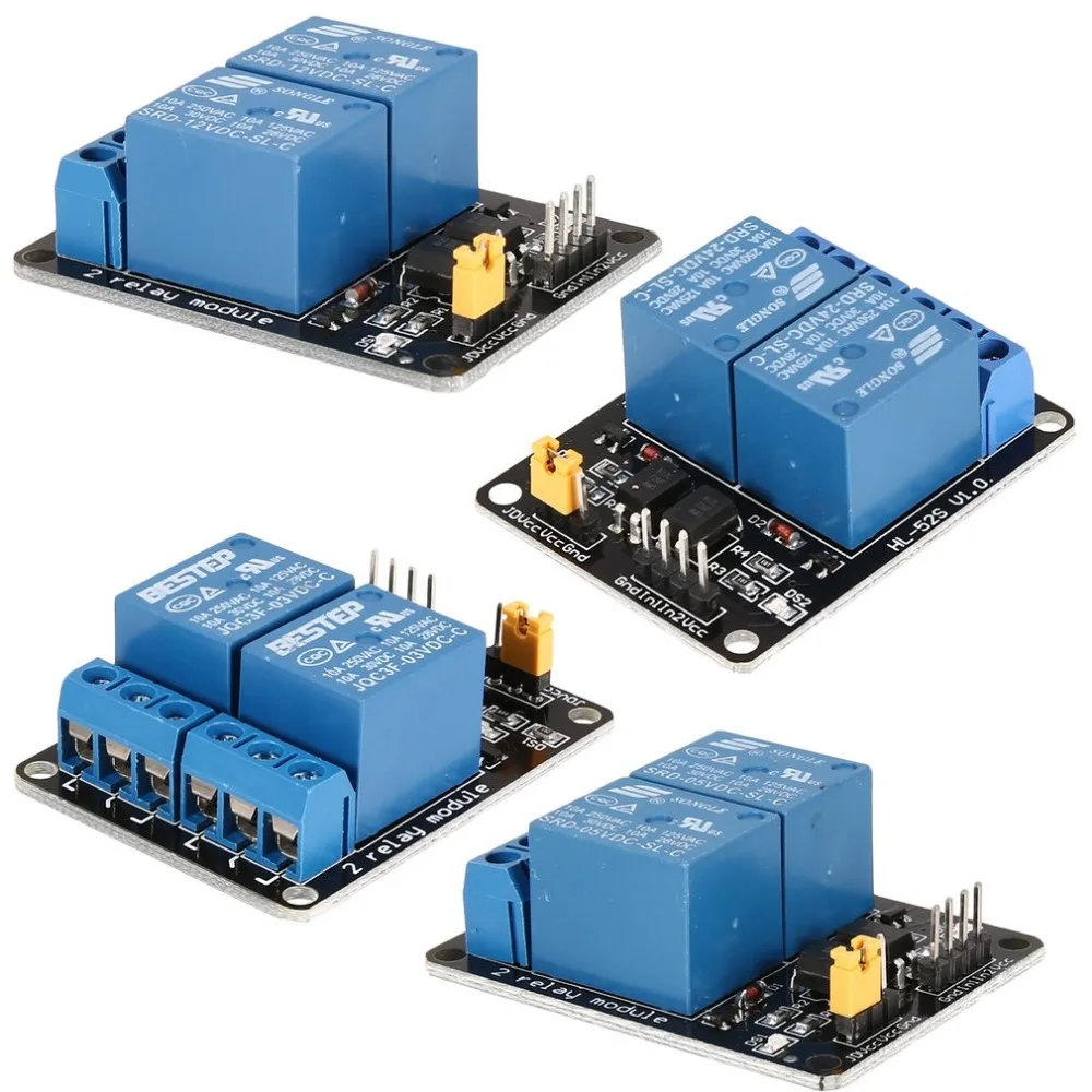 3 в 2 канала релейный модуль Интерфейсная плата низкий уровень триггер оптрон для Arduino SCM PLC умный дом дистанционное управление переключатель
