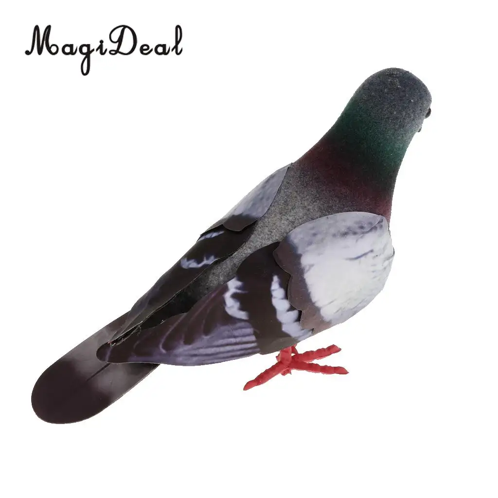 MagiDeal Artificial Feather Foam Doves Decoration Ornament Birds Decor Craft Figure Figurines Decorations