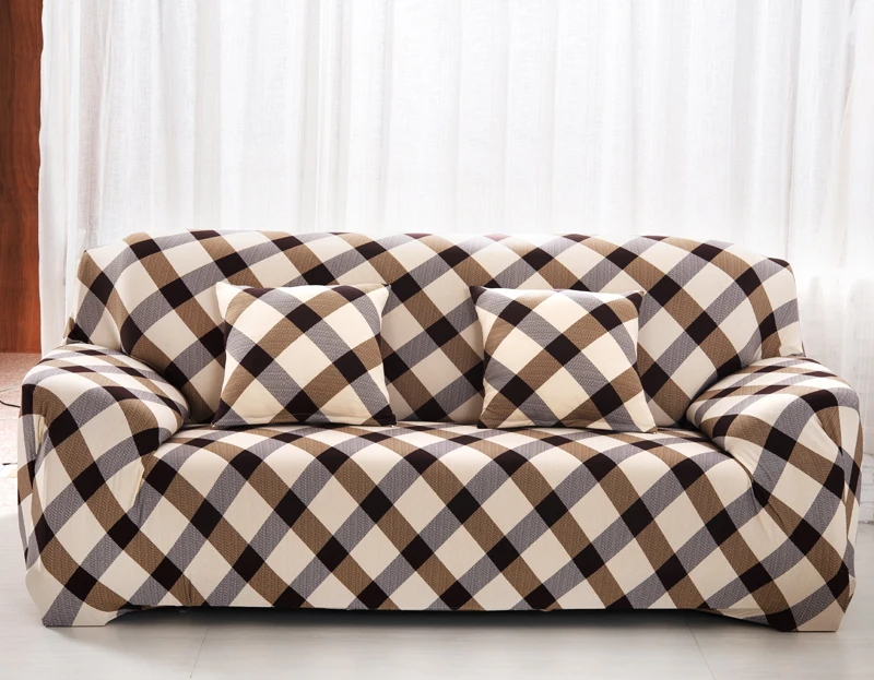 Современный геометрический цветочный принт эластичный диван декоративный протектор нескользящий Чехол Съемный Анти-грязный стрейч чехол для дивана