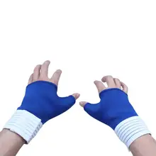 200 пара = 400 шт ладонь рука поддержки запястья рукав шина брекса обертывание спортивная защита больших пальцев перчатки