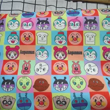 100*140 см Лоскутная хлопковая холщовая ткань Anpanman ткань для детского постельного белья домашний текстиль для шитья Тильда кукла школьная сумка