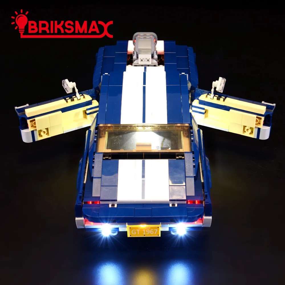 BriksMax Led светильник ing Kit для 10265 Creator серии Ford Mustang светильник(не включает модель