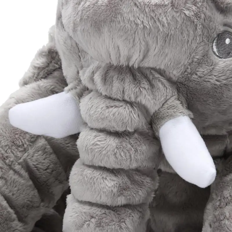 1 шт. 65 см плюшевый слон кукла игрушка ребенок Спящая задняя подушка милый плюшевый слон ребенок сопровождать Плюшевые игрушки Мягкая кукла