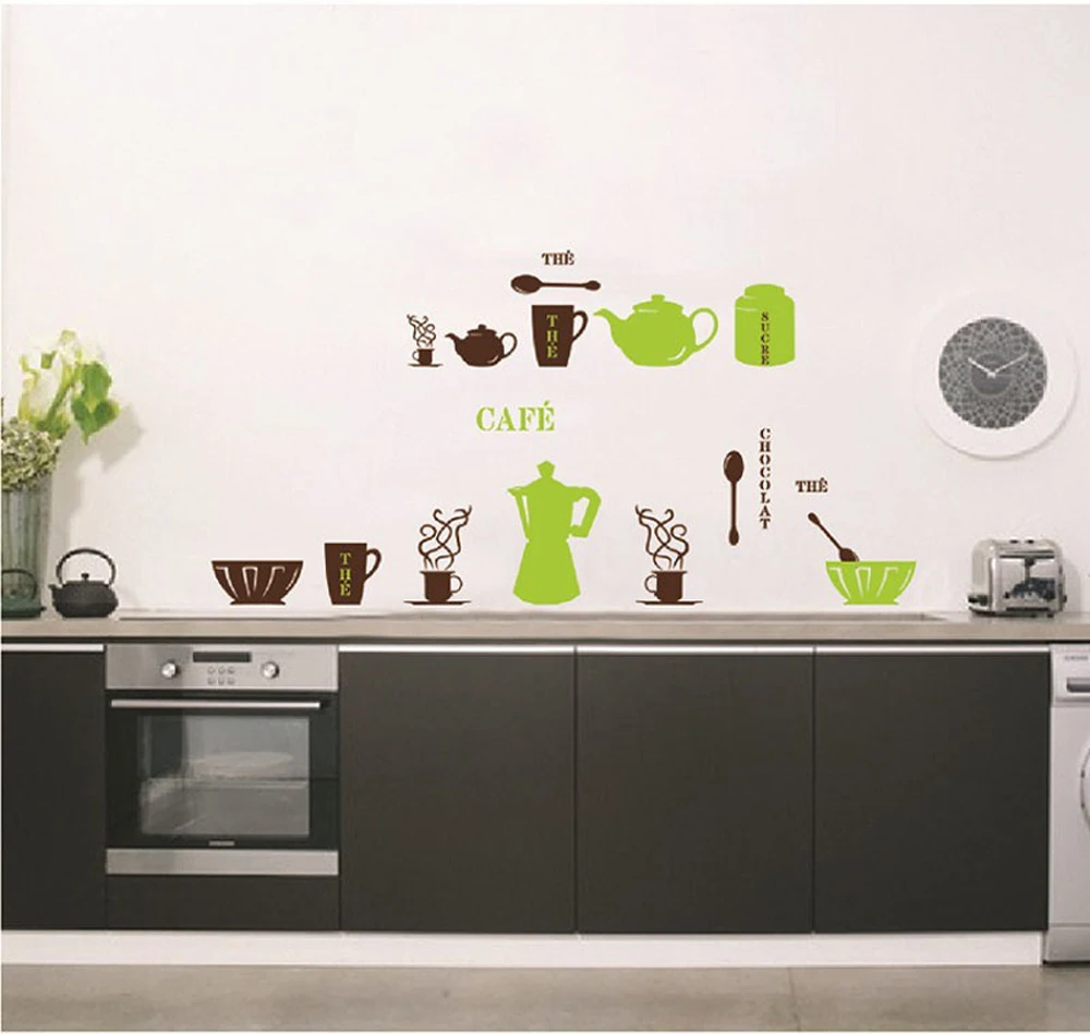 Kitchen backsplash tile decals. 3d wall stickers diy bedroom ...