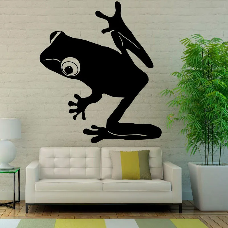 Childrens Bedroom Decorative Wall Stickers Frog Removable Vinyl Wall