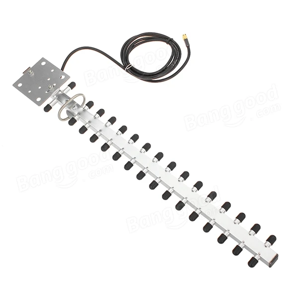 Durable RP SMA 2 4GHz 18dbi Wireless WiFi Antenna Booster Wifi Antennas Amplifier WLAN Router Outdoor