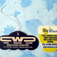 Через fedex или DHL, дешевая индивидуальная бумага освежитель воздуха для автомобиля