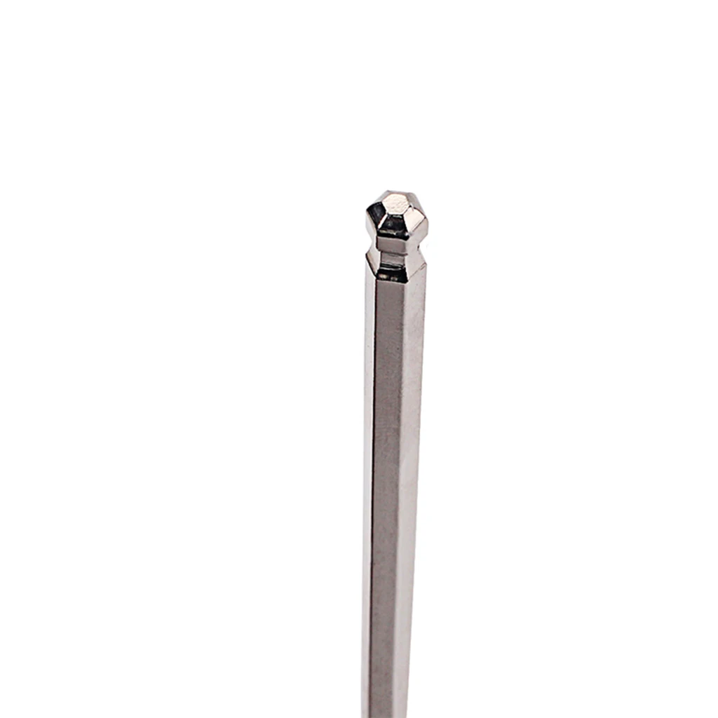 Tooyful Practical Stainless Steel Hexagonal Ball End Guitar Bass Neck Truss Rod Wrench Spanner