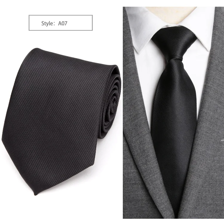 20 стилей, деловые галстуки, свадебные Классические мужские галстуки, сетка в полоску, 8 см, корбаты, модные аксессуары, мужские галстуки - Цвет: A07