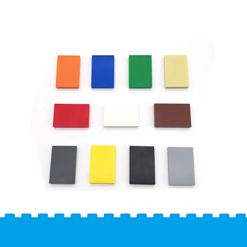 100g/lot 2*3 Building Block thin brick Smooth surface Compatible with Legoe Educational Toy Multicolor toys for Children