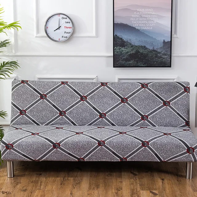 2018 New Style Armless Sofa Bed Cover Folding Seat Slipcovers 2018 New Style Armless Sofa Bed Cover Folding Seat Slipcovers Stretch Covers Couch Protector Elastic