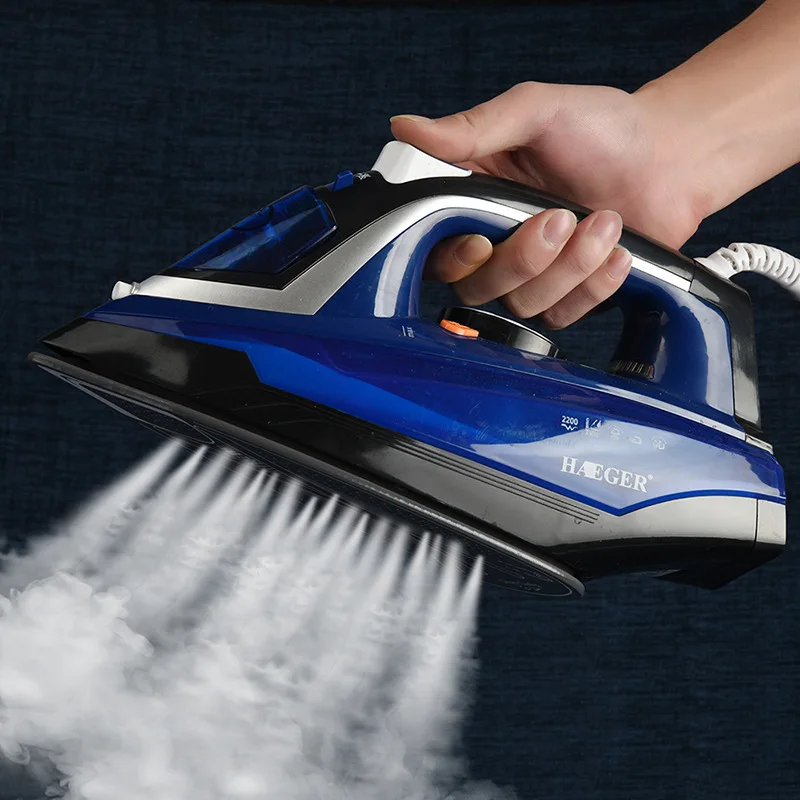 2200W Handheld Portable Electric Steam Iron For Clothes High Quality Ceramic Soleplate HG-1237