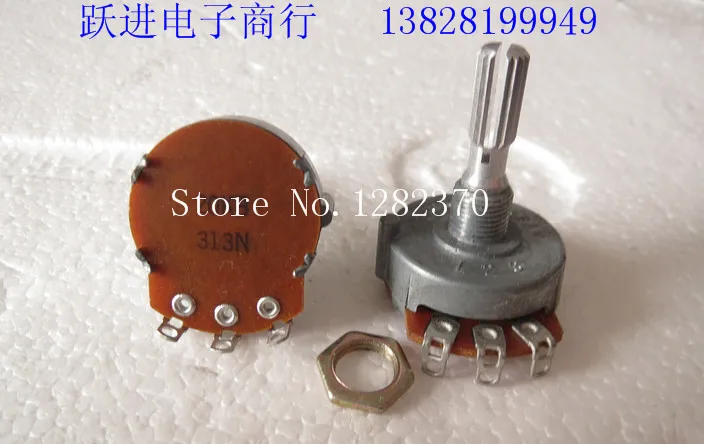 

[BELLA] Imported Japanese ALPS 313N single joint 20KB potentiometer handle length 25MMF hole 7.7MM --10PCS/LOT