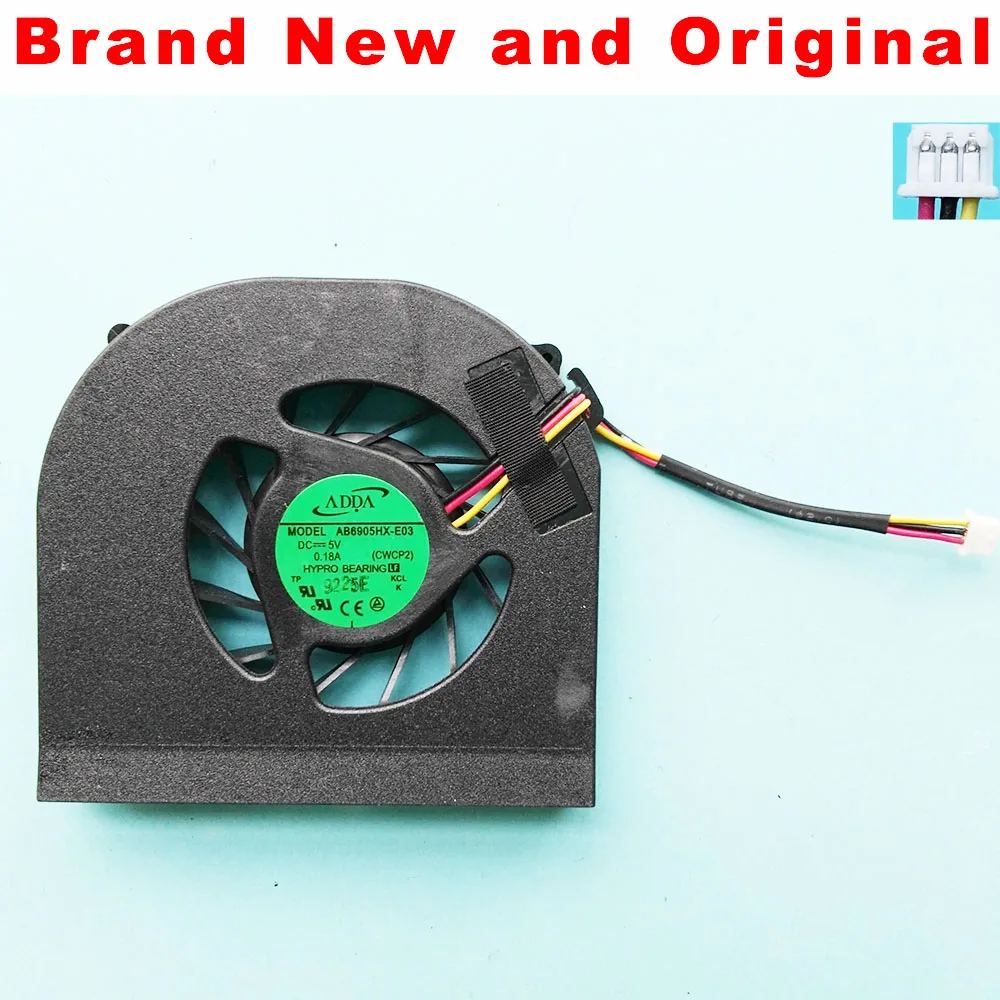 

NEW ORIGINAL LAPTOP CPU FAN FOR ACER ASPIRE 5735 5735Z 5535 5235 5335 CPU COOLING FAN COOLER AB6905HX-E03 CWCP2 DFS531405MC0T