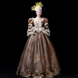 Костюмы рококо reenactation готический, викторианской эпохи платье на выпускной вечер театр женская одежда