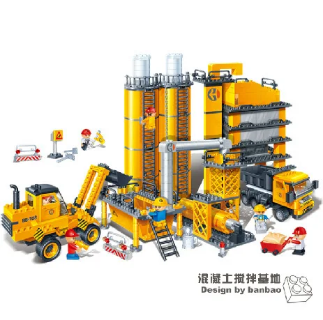 

Banbao model building kits compatible with lego city 986 3D blocks Educational model & building toys hobbies for children