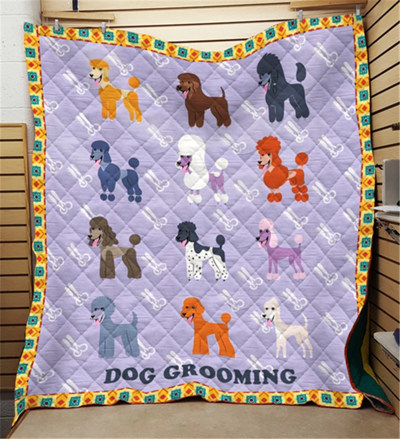 Лето 3D Собака косметичка одеяло для детей постельные принадлежности для взрослых пледы мягкое теплое тонкое одеяло с хлопком одеяло King size