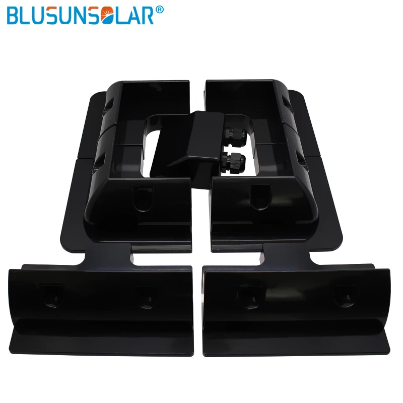 

1sets/Lot ABS Solar Panel Mounting Bracket Kits Caravan PV Side Spoiler corner mount Cable Entry for Caravan Motorhome RV