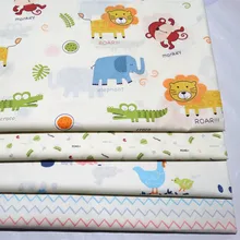 Хлопковое стеганое одеяло, набивная хлопковая ткань на половину метра для DIY шитья простыни, платья из хлопчатобумажной ткани