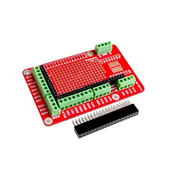 

Prototyping Expansion Shield Board For Raspberry Pi 2 board B and Raspberry Pi 3 board B