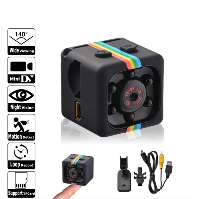 3 цвета мини камера HD 1080 P датчик ночного видения Видеокамера движения DVR микро