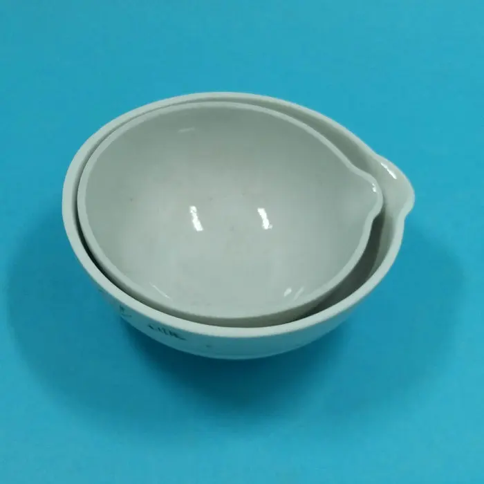 2PCS/lot 20ml to 100ml Ceramic Evaporating Dish/ ceramic bowl with