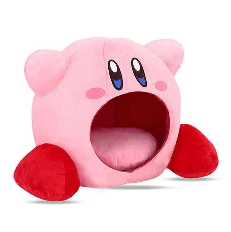 Супер каваи аниме маскарадная игра Kirby Siesta Toe Box плюшевая мягкая подушка для сна