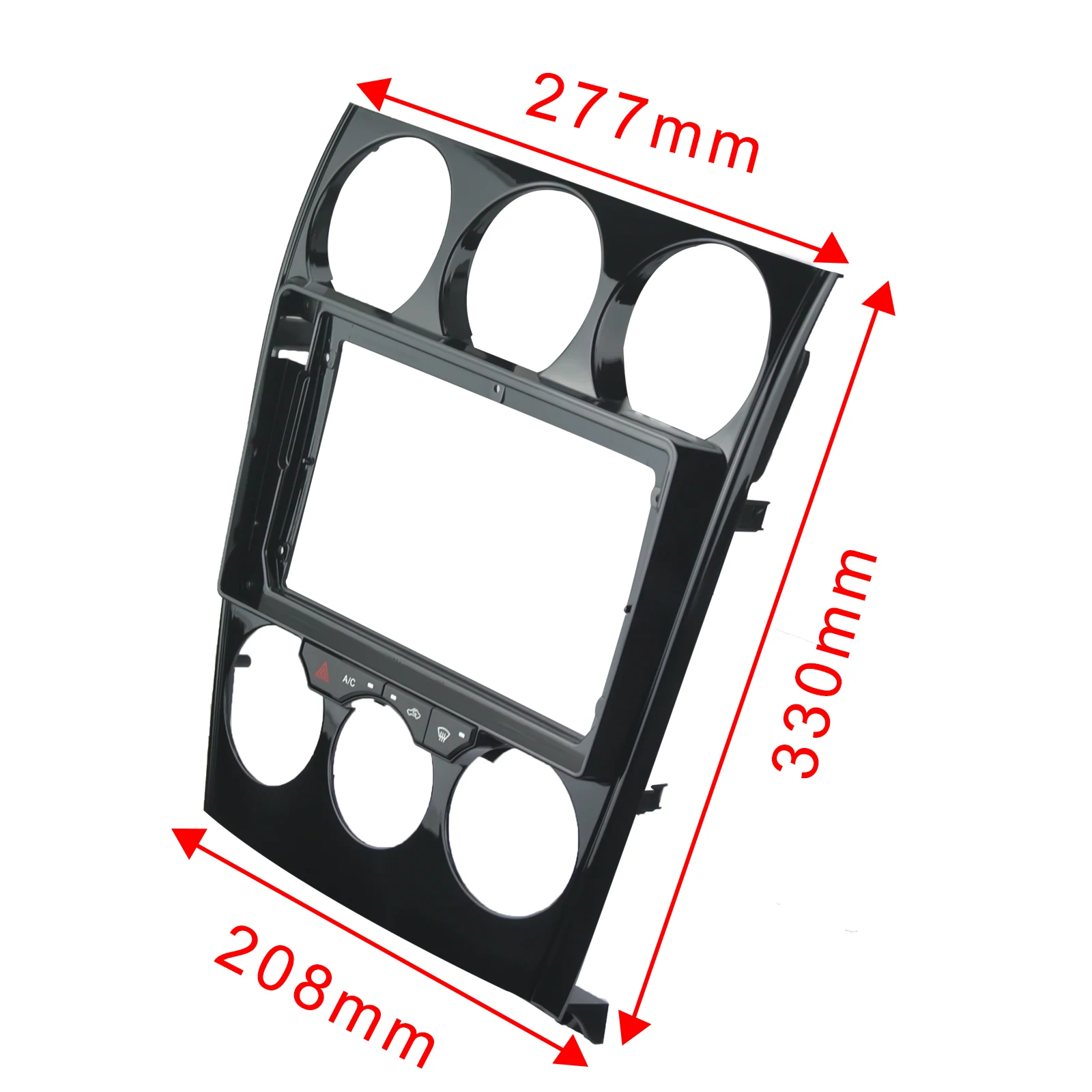 Fascia de Carro Instalação de Painel Estéreo para Mazda Moldura do Moldura do Gps do Dvd Polegada Moldura Dupla Din cd 9 2din 6 2004-2020 5 High Quality Automóveis e motos