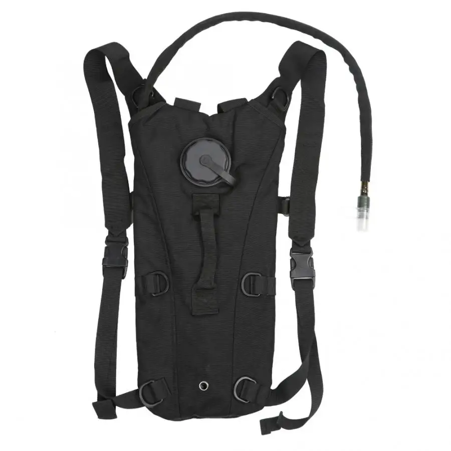 Nylon Portable Backpack Water Bags for Riding Outdoor Climbing 2L-4L Drinking Bag Black For Cycling Camping Hiking