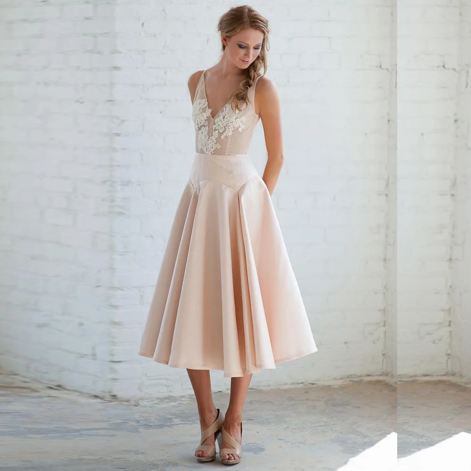 mid calf evening dresses