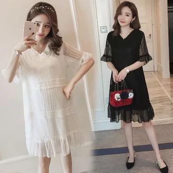 

Envsoll Fashion Maternity Dress Cute Dresses Summer Wear Premama Dresses for Pregnant Wome Pregnancy Clothing Chiffon Maternidad