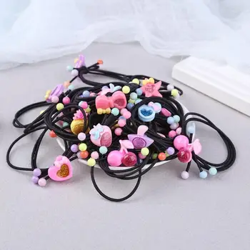 

20pcs/pack Women Girls Hair Accessories Headband 3 Layers Rubber Elastics Hair Band Ponytail Holder for Hair Female