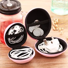 7 цветов модная гарнитура мешок, мешок для вещей водонепроницаемая сумка для хранения гарнитуры SD TF карта кабель Веревка коробка защитная сумка