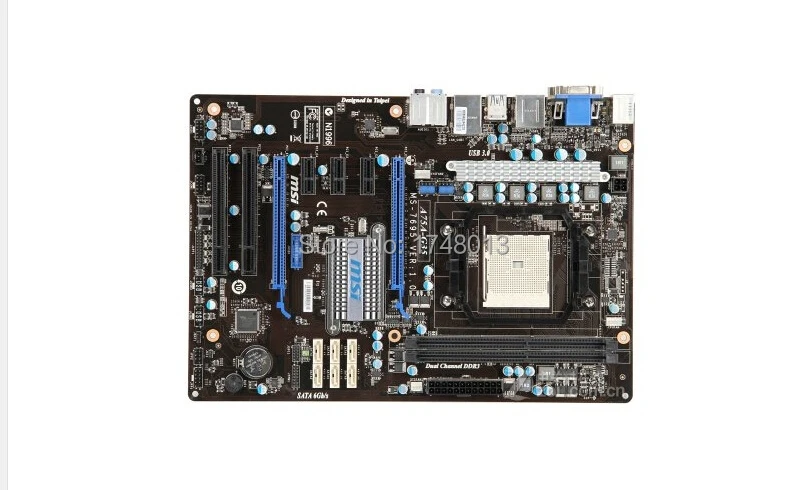 

Free shipping 100% original motherboard for MSI A75A-G35 DDR3 Socket FM1 A75 Fully Integrated Quad-core APU Desktop motherborad