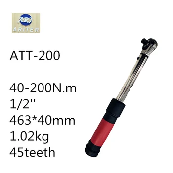 

Ariter ATT-200 40-200N.m Drive1/2'' Torque Wrench Window Type Dual Unit High Pricision Ratchet Wrench With 45 Teeth