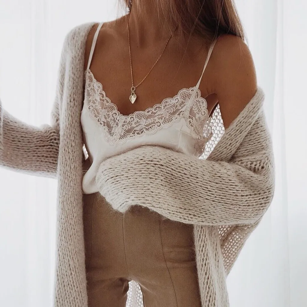 

Women Strappy V Neck Lace Sexy Vest Tops Backless Cami Party Blouse Camisole