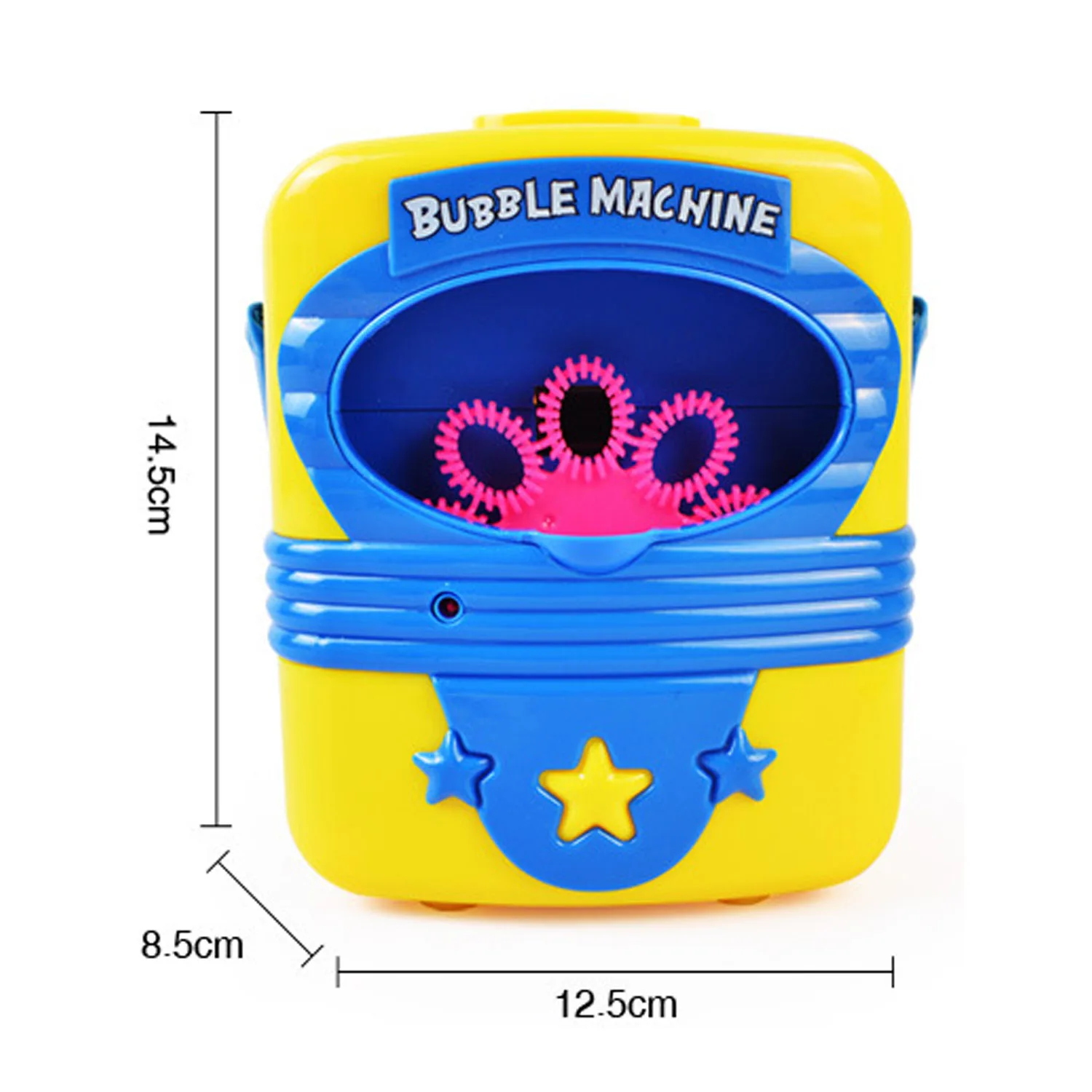Portable Kids Indoor Outdoor Sports Square Shape Electric Automatical Handy Soap Bubble Machine Blow Bubbles Blower Maker Toy