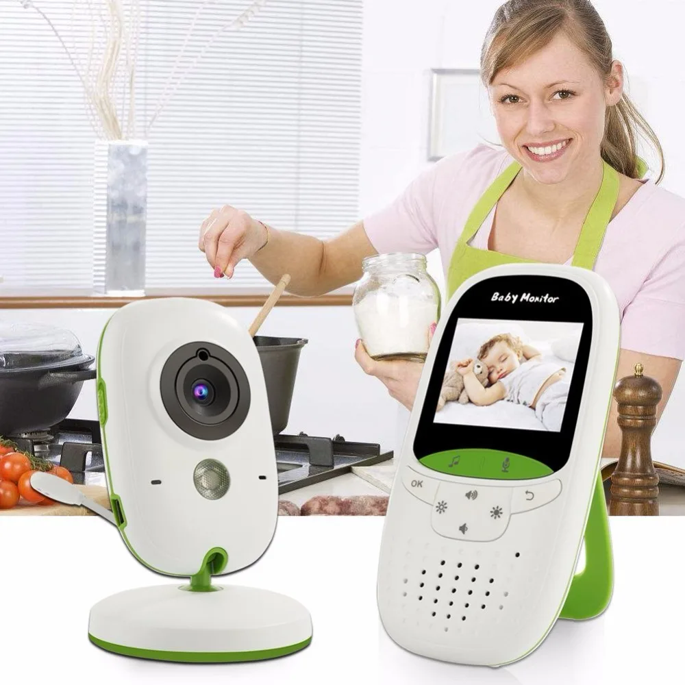 Babykam wireless baby monitor with camera 2.0 inch LCD IR Night Vision Temperature Sensor Lullabies Baby Intercom video nanny