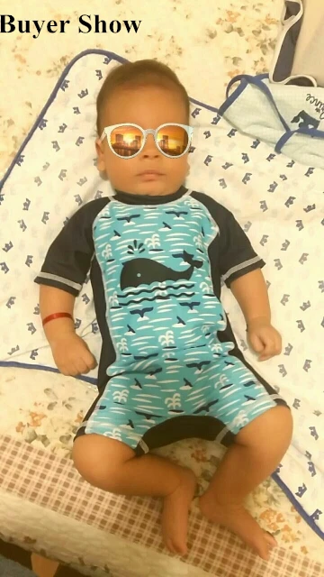 Roupa de Banho Maiô do Bebê Kavkas Baleia Impressão Bebê Menino Zwempak Infantil Natação Fraldas Reutilizáveis Surf Recém-nascido 10 Mamãe e Bebê