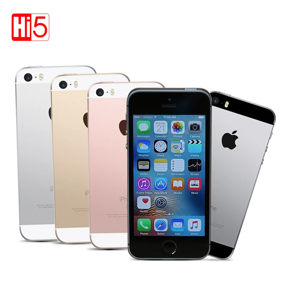 مقفلة الأصلي أبل فون SE ثنائي النواة 2G RAM 16/64 GB ROM 4G LTE الهاتف المحمول iOS اللمس ID رقاقة A9 4.0 \