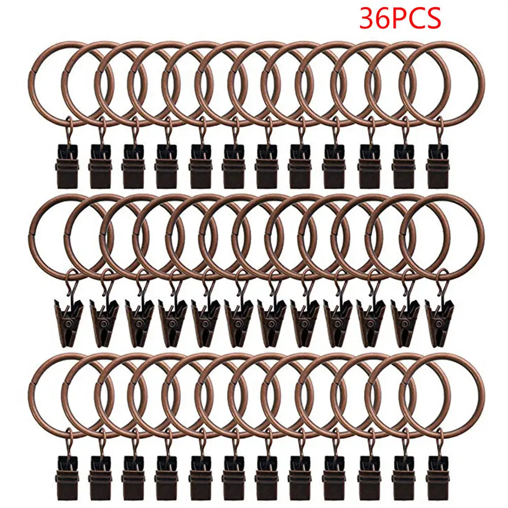 36 практичный зажим для занавесок металлические зажимы для занавесок драпированные кольца люверсы домашний декор аксессуары для украшения штор