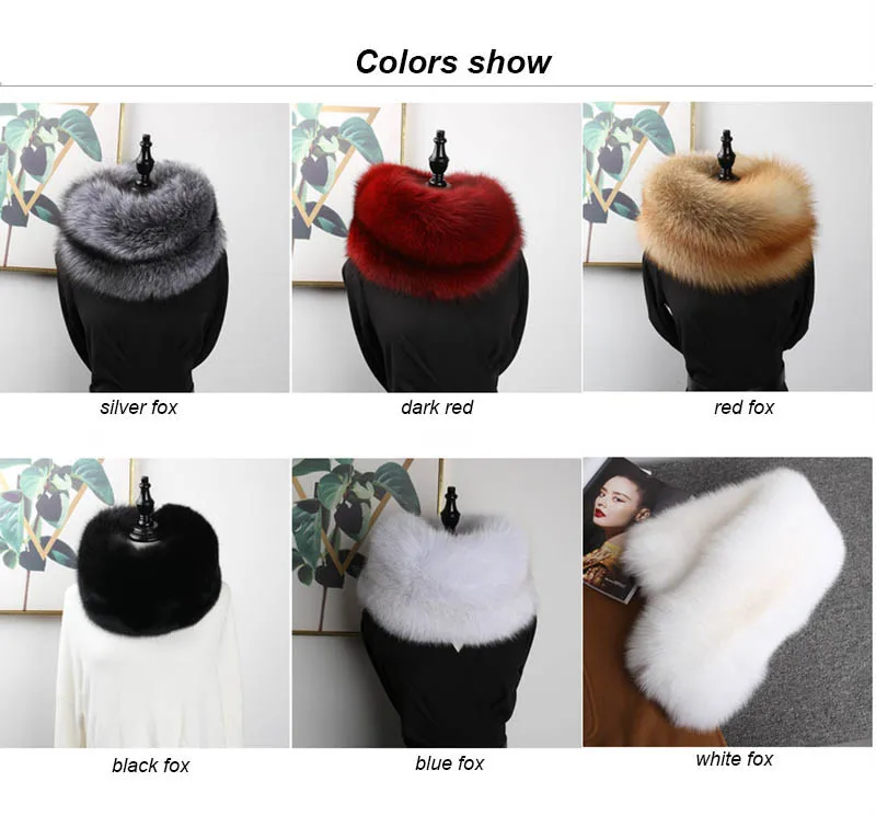 fox fur scarf colors