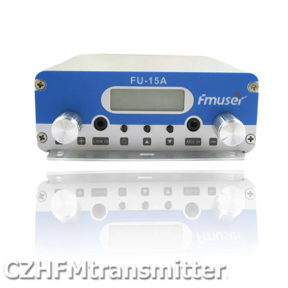 

FMUSER FU-15A 15W V1.0 FM stereo PLL broadcast transmitter 87.5-108MHZ