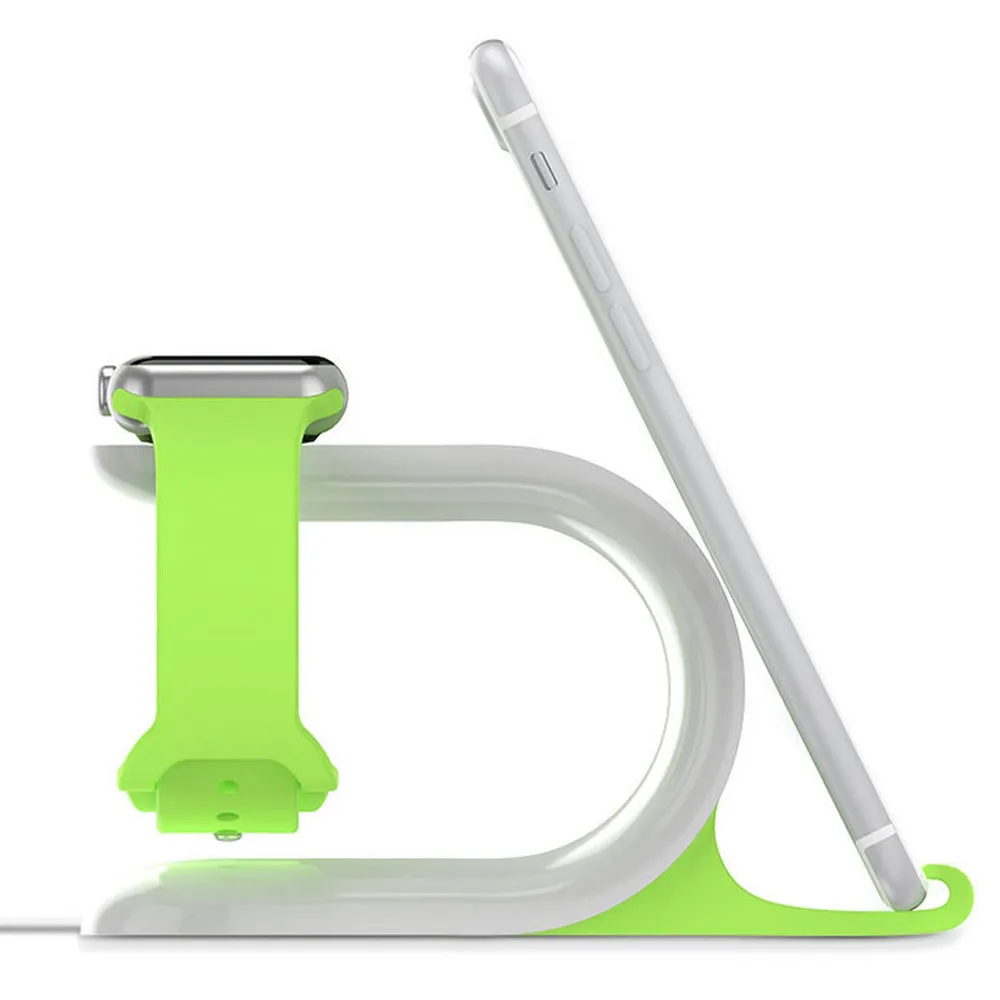 

For Air 2 3 4 Adjustable Tablets bracket Stand Holder support mobile phone Tablet Stand with Charging Dock For Apple Watch