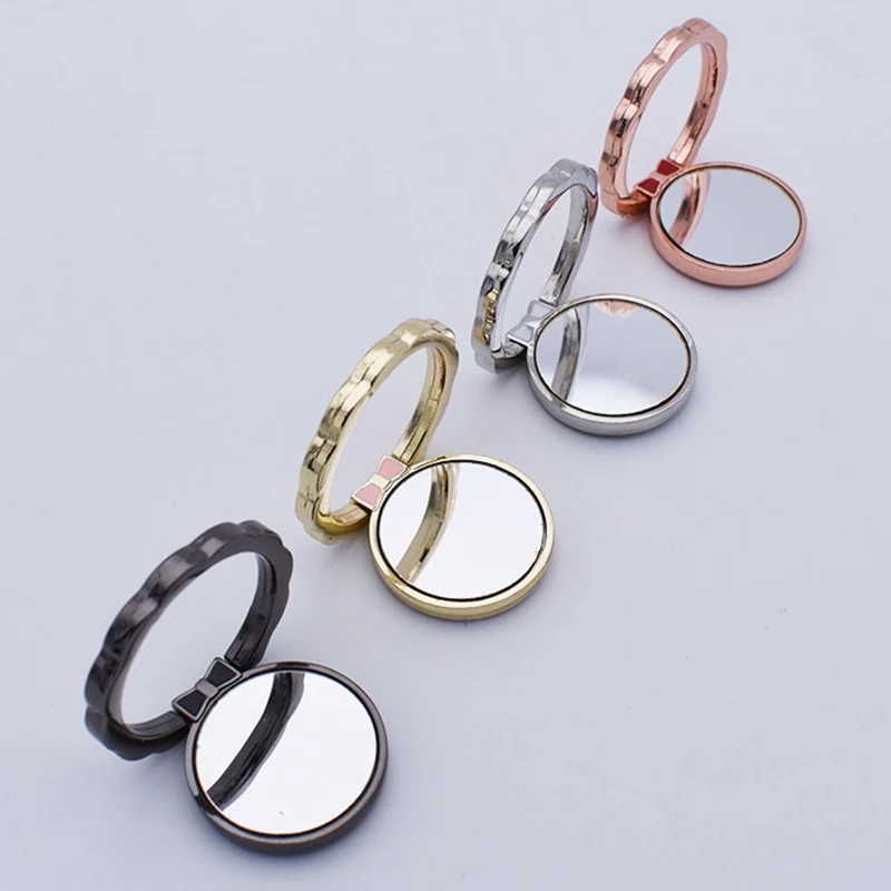 

Mobile Phone Stand Support Phone Stand Finger Ring 360 Degree Rotate Mirror Ring Holds Cell Phone Bracket